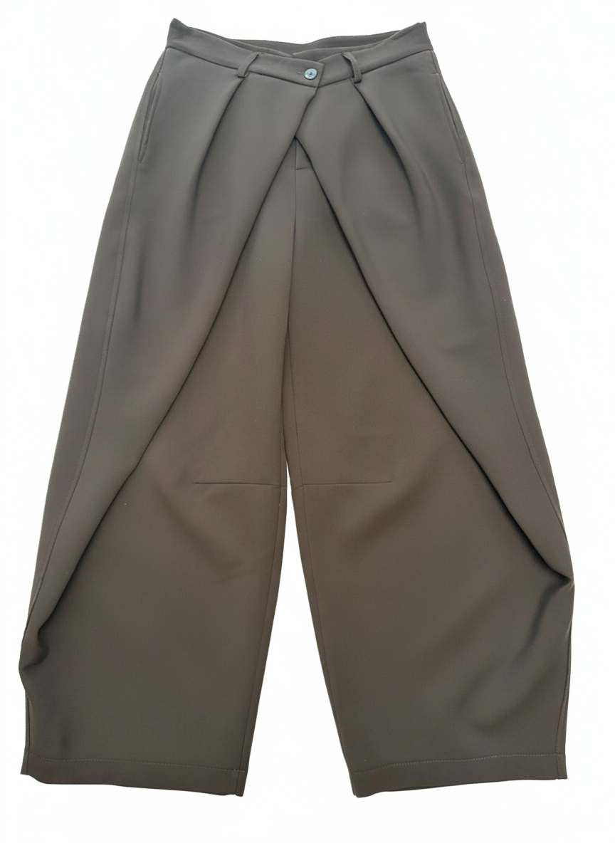 Spodnie z wysokim stanem